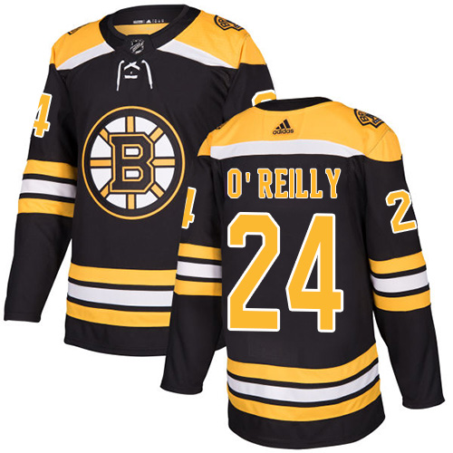 Adidas Bruins #24 Terry O'Reilly Black Home Authentic Youth Stitched NHL Jersey